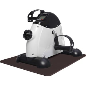 Mini Hometrainer - pedaaltrainer met digitaal display, mini hometrainer pedaal zitten, bureau fiets been arm voet, kleine apparatuur voor thuis, op kantoor, ouderen, revalidatie