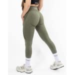 Modesty High-Waist Legging | CAPO FINALE - Leggings | M | Kleur Groen | Sportkleding | Activewear | Gymkleding | Fitnesskleding | Sportoutfit | Fitness | Hardlopen | Crossfit | Yoga | Pilates | Krachttraining