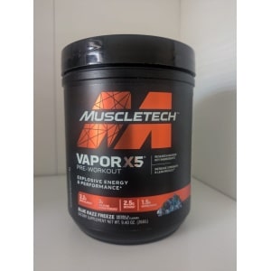 MuscleTech, VaporX5®, Pre-Workout, Blue Razz Freeze, 9.4 oz (266 g)