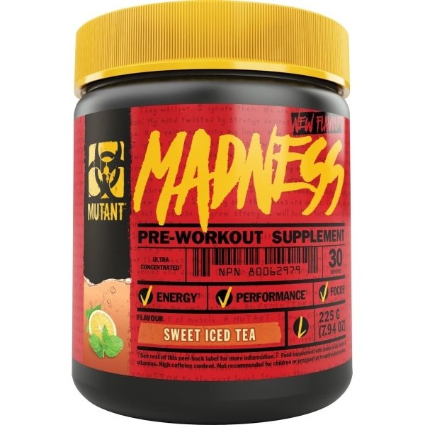 Mutant Mutant Madness (30 serv) Sweet Iced Tea - Pre-Workout - Pre-Workout Booster