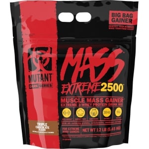 Mutant Mutant Mass XXXTREME 2500 (12lbs) Triple Chocolate - Gewichtstoename - Zonder Creatine
