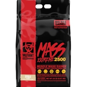 Mutant Mutant Mass XXXTREME 2500 (20lbs) Vanilla Ice Cream - Gewichtstoename - Zonder Creatine