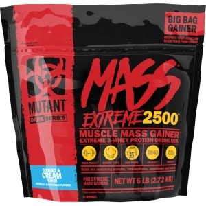 Mutant Mutant Mass XXXTREME 2500 (6lbs) Cookies & Cream - Gewichtstoename - Zonder Creatine