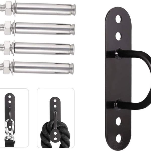 Muuranker voor Weerstand Trainer Systemen - Muur Ankerpunt voor Krachttraining en Yoga Schommels - Hangmatten bokszak muuranker