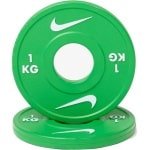 Nike Halterschijven paar 1kg - Gewichtsschijf met Rubbercoating - 50 mm - Voor Gecontroleerde Progressie & Krachttraining
