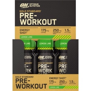 Optimum Nutrition Gold Standard Pre-Workout Shot (12x60ml) Lemon Lime - Pre-Workout