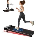 Opvouwbaar loopband met helling 9% voor thuis - 3-voudige demping - Walking pad 8 km/h - Gebruik als sta bureau - Maximale belasting 136 kg