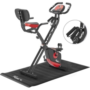 Opvouwbare Hometrainer 2in1 met Weerstandniveaus en LCD Display - Fitnessfiets voor Thuisgebruik