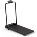 Opvouwbare loopband - 3-in-1 loopband met 7% helling - Walking Pad 1-8 km/u instelbaar - Oppervlak 38,5 x 90 cm - Zwart