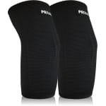 PRIVAL Elbow Sleeves - Large - Elleboogbeschermers & Compressie Steun - Voor Fitness, Krachttraining, Crossfit & Gewichtheffen - Set van 2 - Zwart
