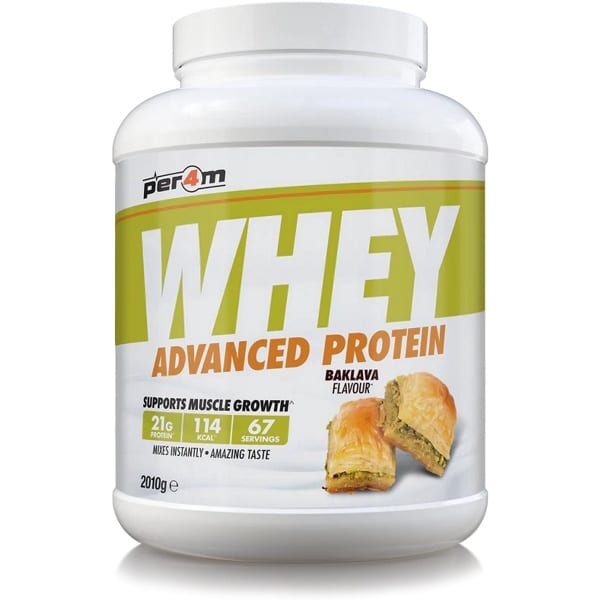 Per4m - Advanced Whey Protein - Balava - Proteine poeder - Eiwit shake - Eiwitpoeder - 2.01kg - Whey Protein - Eiwitshakes - Whey Proteine - Protein - Proteine - Proteine Shake - Shake - Fitness - Krachttraining - Gym