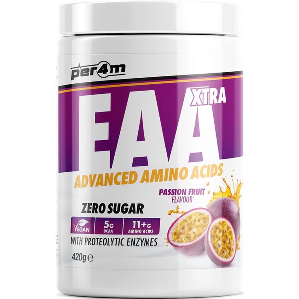 Per4m - EAA Xtra 420g - Passion Fruit - Aminozuren - EAA - Fitness - Krachttraining - Sportvoeding