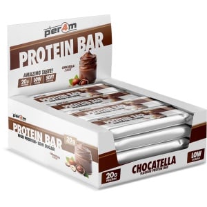 Per4m - Protein Bar - Chocotella - 12x62g - 20g Proteine - Low Sugar - Zachte Textuur - Lekkerste eiwitreep verkrijgbaar - Protein - Proteine - Eiwitten - Eiwitreep - Eiwitrepen