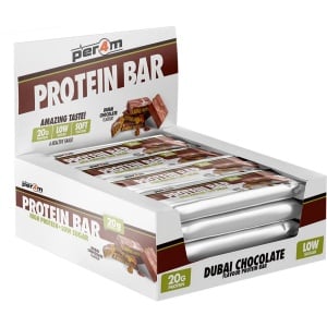 Per4m - Protein Bar - Dubai Chocolate - 12x62g - 20g Proteine - Low Sugar - Zachte Textuur - Lekkerste eiwitreep verkrijgbaar - Protein - Proteine - Eiwitten - Eiwitreep - Eiwitrepen