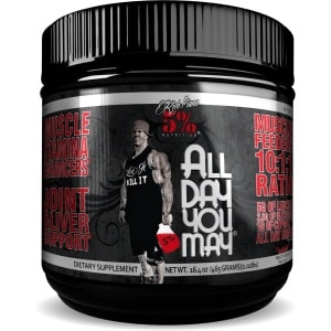 Pre-Workout - All Day You May 435g 5% Nutrition Rich Piana - Fruit Punch