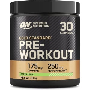Pre Workout Poeder Energiedrank met Creatine, Beta Alanine, Cafeïne en Vitamine B Complex - Groene Appel, 30 Porties, 330 g