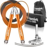 Pro Speed Springtouw, Gewogen Springtouw, 3m, Aluminium, Fitness Mannen Vrouwen, Gym MMA Crossfit, Vetverlies, Reserve Kabel, Gewichten