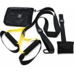 Professionele Suspension Trainer - Inclusief Draagtas en Deuranker - Crossfit - TRX - Krachtoefeningen - Sling Trainer - Geel/Zwart