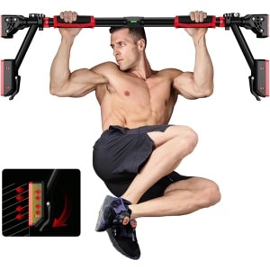 Pull Up Bar Station - Thuis Sporten - Optrekstang Deur - 78-98 cm - Krachttraining - Geen Schroeven - Ophangen Zonder Gedoe