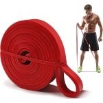 Pull-Up Weerstandsbanden Set - 4 Stuks Oefenbanden voor Bodystretching en Krachttraining