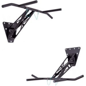 Pullup & Dip® Optrekstang En Dip Bar - Montage Op Binnen & Buitenmuur - 2-1 Optrek- en Dipstang - Dip Station - Inclusief Muuradapter - Weersbestendig - Indoor & Outdoor - Ideaal voor Calisthenics & Krachttraining