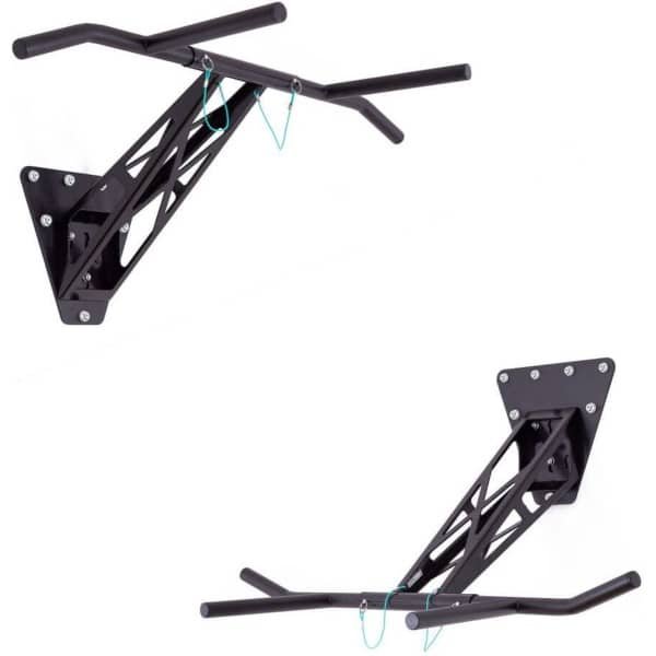 Pullup & Dip® Optrekstang En Dip Bar - Montage Op Binnen & Buitenmuur - 2-1 Optrek- en Dipstang - Dip Station - Inclusief Muuradapter - Weersbestendig - Indoor & Outdoor - Ideaal voor Calisthenics & Krachttraining