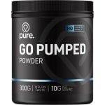 Pure. Go Pumped - Pre-Workout - 300gr - Watermeloen - cafeïne vrij - sportsupplement - caffeine free