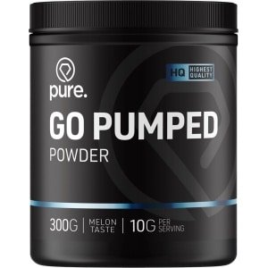 Pure. Go Pumped - Pre-Workout - 300gr - Watermeloen - cafeïne vrij - sportsupplement - caffeine free