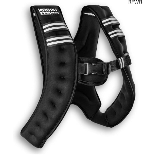 RFWR® Gewichtsvest voor Training en Fitness - Verstelbaar Zwart, Ideaal voor Hardlopen, Krachttraining en Cardio