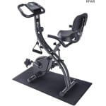 RFWR® Opvouwbare 3-in-1 Hometrainer met 16 Weerstandsniveaus - Ergonomische Fietstrainer voor Thuis