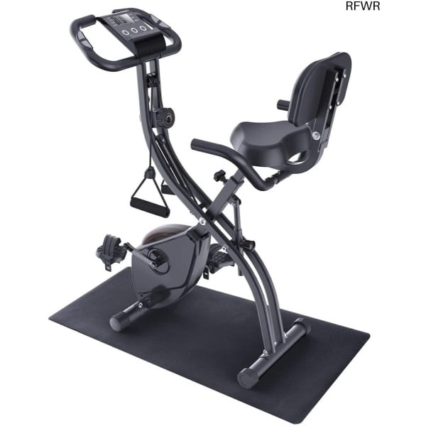 RFWR® Opvouwbare 3-in-1 Hometrainer met 16 Weerstandsniveaus - Ergonomische Fietstrainer voor Thuis