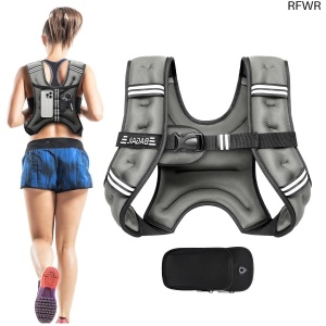 RFWR® Verzwaarde training vest voor kracht- en cardio-oefeningen met verstelbare borstomvang