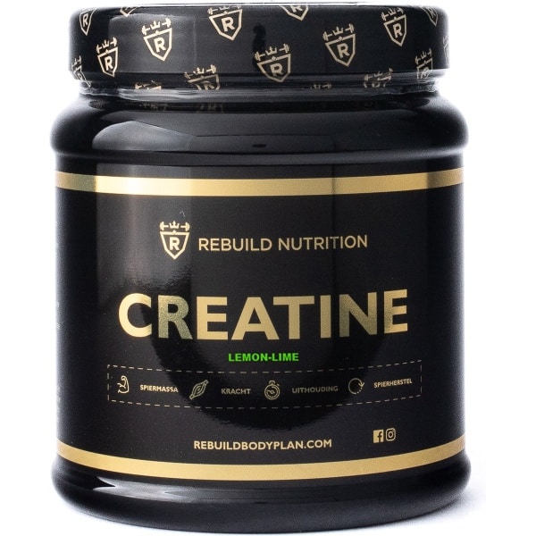Rebuild Nutrition - Creatine Monohydrate - Lemon-Lime smaak - Poeder - Supplement voor Spieropbouw & Conditie Verbetering - Creatine Monohydraat - 80 doseringen - 400 gram
