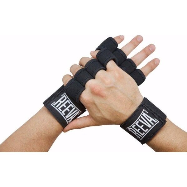 Reeva Fitness Handschoenen 1.0 - crossfit handschoenen - geschikt voor fitness en crossfit - large (L)