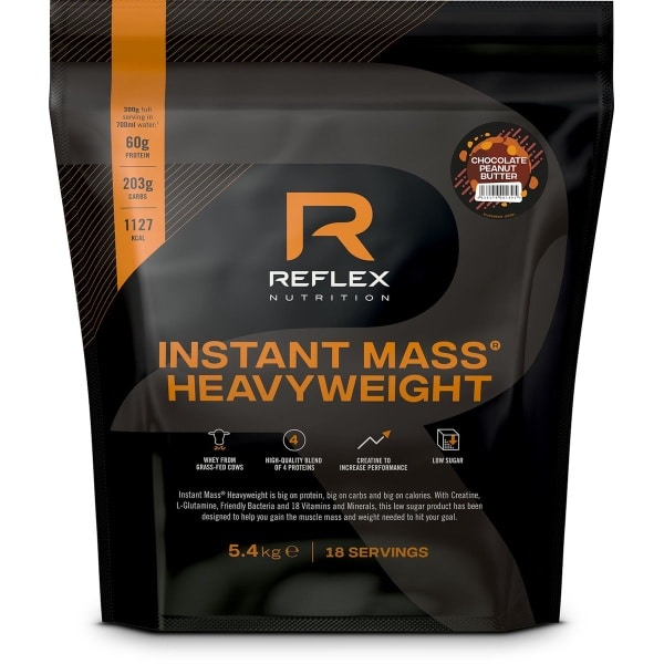 Reflex Nutrition Instant Mass Heavyweight (5.4kg) Chocolate Peanut Butter - Gewichtstoename - Met Creatine