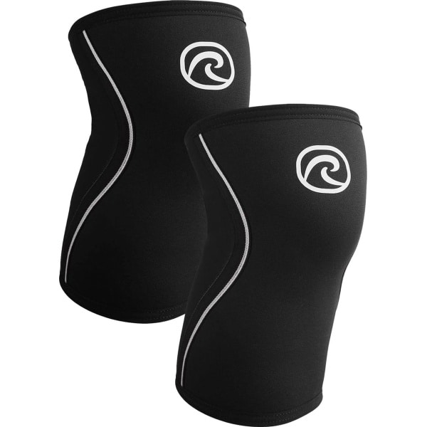 Rehband RX Knee Sleeves - Crossfit - Fitness - 1 Paar - 3MM Zwart - Maat: S