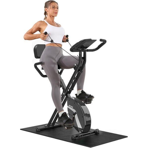 Ruimtebesparende Opvouwbare Hometrainer met Magnetische Weerstand en LCD-Display