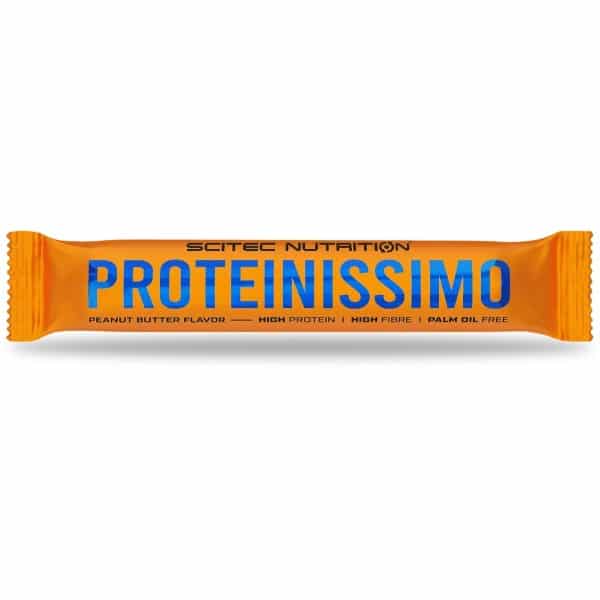 Scitec Nutrition - Proteinissimo Bar (24 x 50 gram - Peanut Butter) - Pindakaas - 24 eiwitrepen - eiwitreep - proteine repen - protein bar