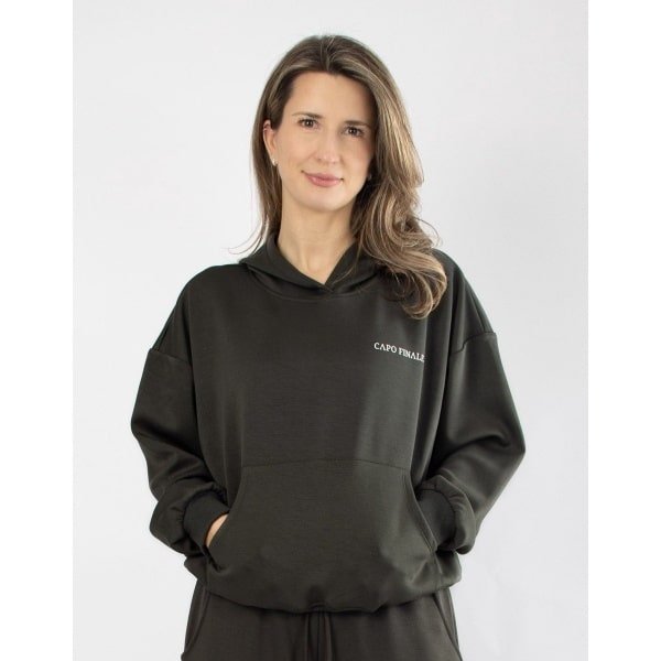 Serenity Cooldry Hoodie | CAPO FINALE - Woman Hoodie | L | Kleur Groen | Sportkleding | Activewear | Gymkleding | Fitnesskleding | Sportoutfit | Fitness | Hardlopen | Crossfit | Yoga | Pilates | Krachttraining