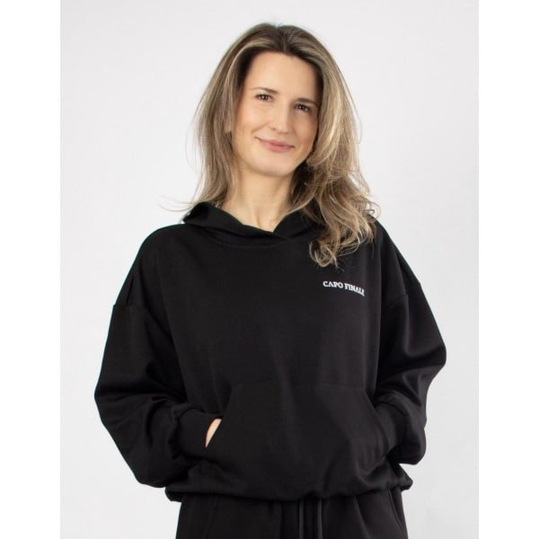 Serenity Cooldry Hoodie | CAPO FINALE - Woman Hoodie | M | Kleur Black | Sportkleding | Activewear | Gymkleding | Fitnesskleding | Sportoutfit | Fitness | Hardlopen | Crossfit | Yoga | Pilates | Krachttraining