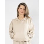 Serenity Cooldry Hoodie | CAPO FINALE - Woman Hoodie | S | Kleur Beige | Sportkleding | Activewear | Gymkleding | Fitnesskleding | Sportoutfit | Fitness | Hardlopen | Crossfit | Yoga | Pilates | Krachttraining