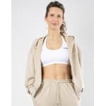 Serenity Cooldry Jacket | CAPO FINALE - Jacket | S | Kleur Beige | Sportkleding | Activewear | Gymkleding | Fitnesskleding | Sportoutfit | Fitness | Hardlopen | Crossfit | Yoga | Pilates | Krachttraining