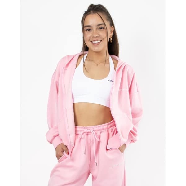 Serenity Cooldry Jacket | CAPO FINALE - Jacket | XL | Kleur Roze | Sportkleding | Activewear | Gymkleding | Fitnesskleding | Sportoutfit | Fitness | Hardlopen | Crossfit | Yoga | Pilates | Krachttraining