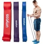 Set van 3 Latex Weerstandsbanden in Opbergtas - Krachttraining en Fitness met 10 tot 56 kg Weerstand