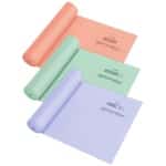 Spokey RIBBON TEX SET weerstandsbanden - Voordeelset (3-in-1) - Fitness elastieken - 3 niveaus - 200 x 15 cm - 7 kg / 12 kg / 17 kg weerstand - Geschikt voor krachttraining en yoga