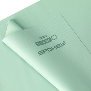 Spokey RIBBON TEX Weerstandsband - Groen - 200 x 15 cm - 12 kg weerstand - Medium weerstand - Duurzaam en slijtvast materiaal - Geschikt voor krachttraining en yoga