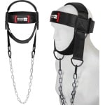Stealth Sport nekharnas - verstelbare ketting van 88 cm - neopreen gevoerd - krachttraining en nektraining - gewichtheffen nek trainer