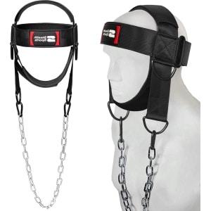 Stealth Sport nekharnas - verstelbare ketting van 88 cm - neopreen gevoerd - krachttraining en nektraining - gewichtheffen nek trainer