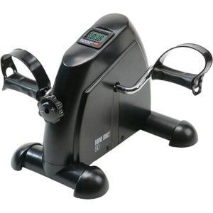 Stoelfiets - Bureaufiets - Hometrainer Fiets - Roeimachine - Fietsbel - Babyhelm - Yogamat Extra Dik - Zwart/Grijs