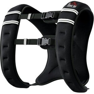 TRUUSK Gewichtsvest 10 Kg - Verstelbaar voor Krachttraining - Oxford-stof met Metaalzand - Zwart - 40 x 35 cm